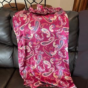 Paisley satiny feel dress.